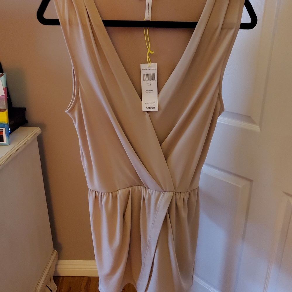 NEW BCBG Beige Romper